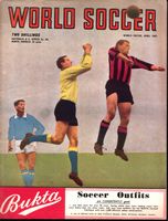 World Soccer In copertina, Roma/Milan 1962 (i colori della maglia della Roma sono ovviamente sbagliati)